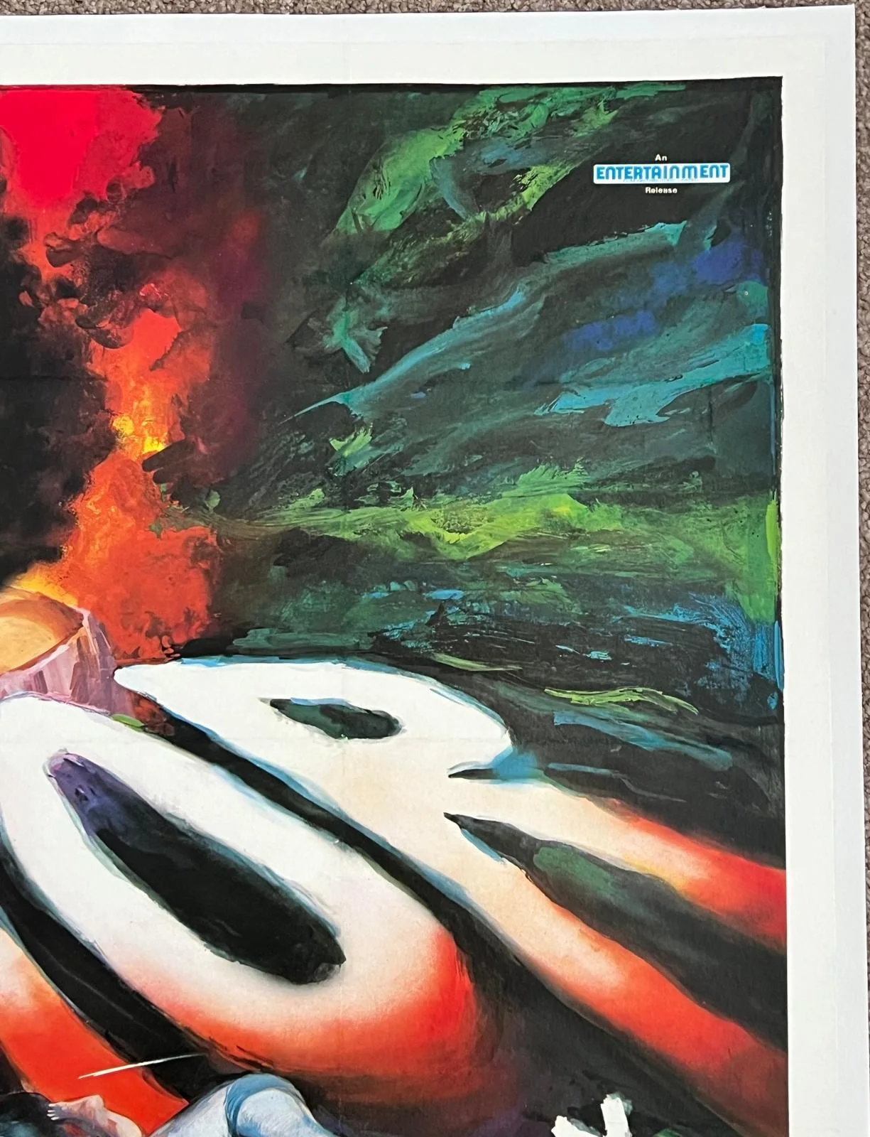 Terror Original UK British Quad Film Poster LINEN BACKED 1979 Tom Chantrell Art, изображение 4