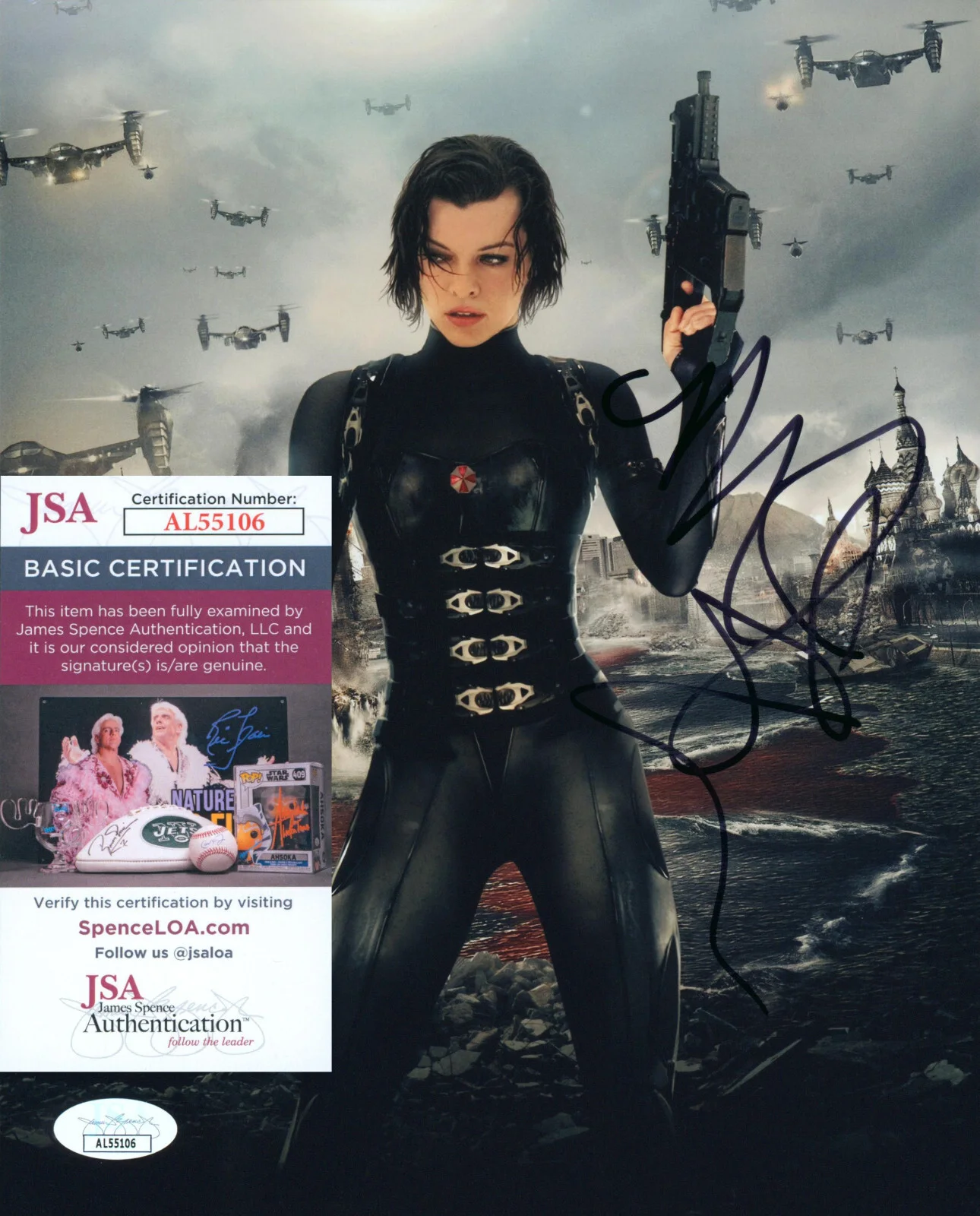 Milla Jovovich — Milla Jovovich Signed JSA COA Autographed 8X10 Photo Auto Resident Evil Mila, изображение 2