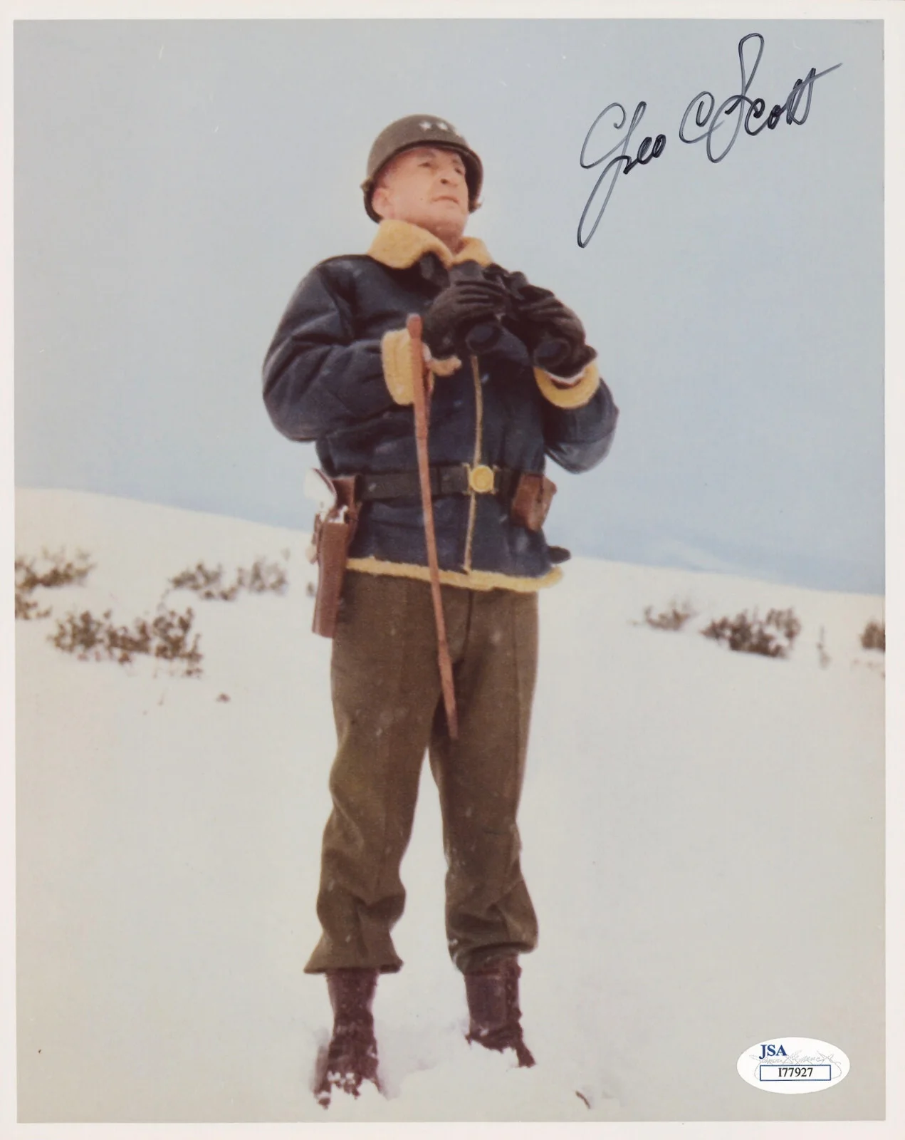 George C. Scott — George C Scott Signed JSA COA Autographed 8X10 Patton Photo Autograph Auto D1999