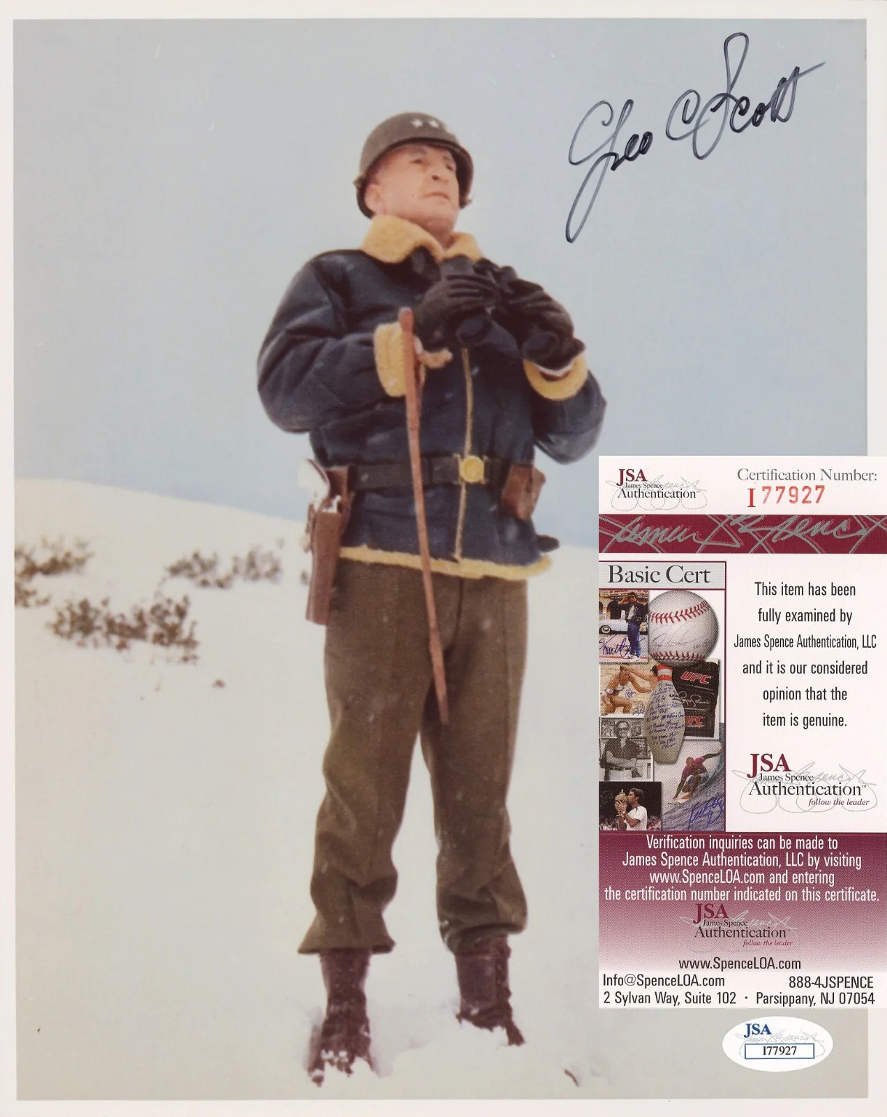 George C. Scott — George C Scott Signed JSA COA Autographed 8X10 Patton Photo Autograph Auto D1999, изображение 2