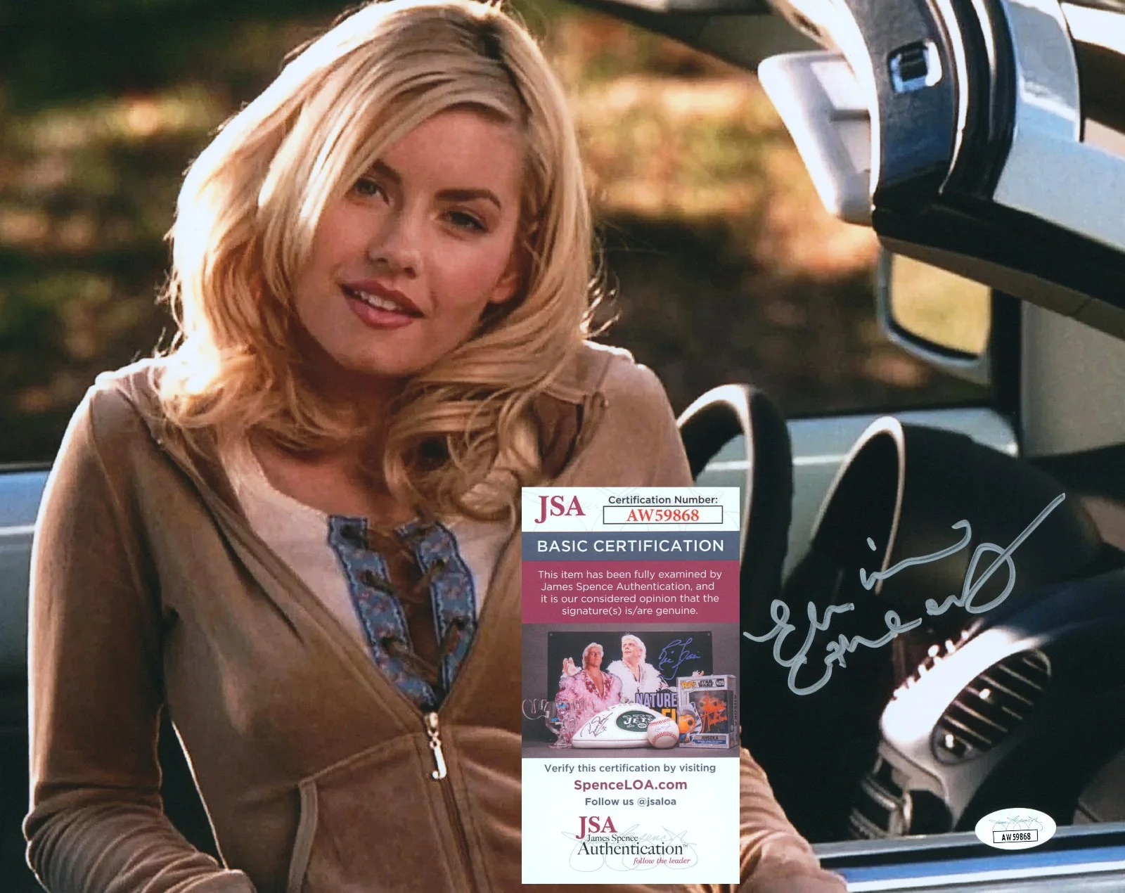 Elisha Cuthbert — Elisha Cuthbert Signed JSA COA Autographed 11X14 Sexy Girl Next Door Photo Auto, изображение 2