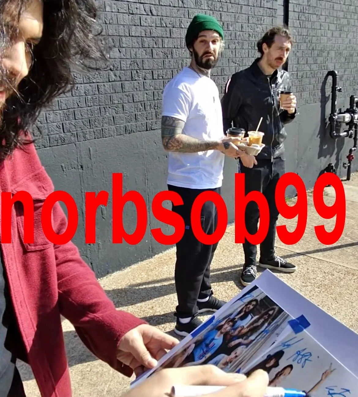 BADFLOWER BAND SIGNED 8x10 PHOTO E JOSH KATZ +3 w/EXACT PROOF & AUTOGRAPH COA, image 4
