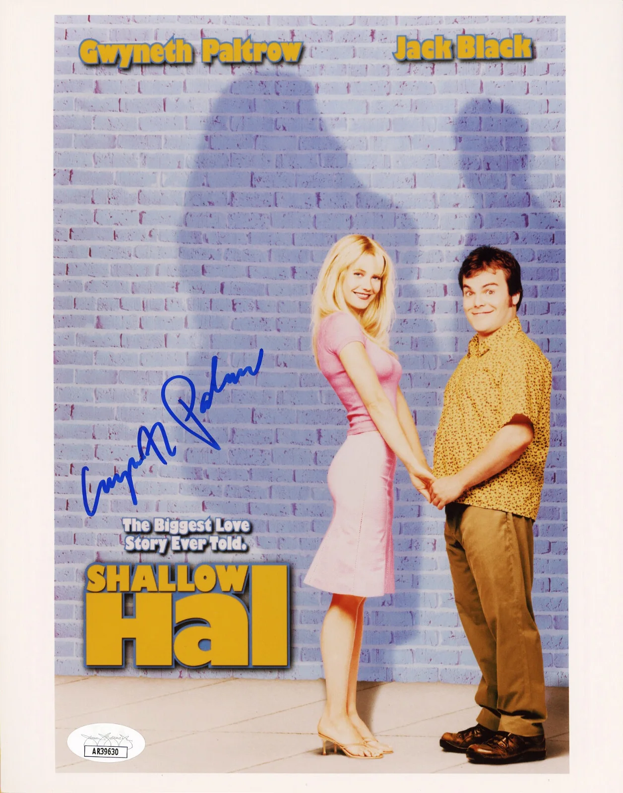 Gwyneth Paltrow — Gwyneth Paltrow Signed JSA COA Autographed 8X10 Shallow Hal Photo Autograph Auto