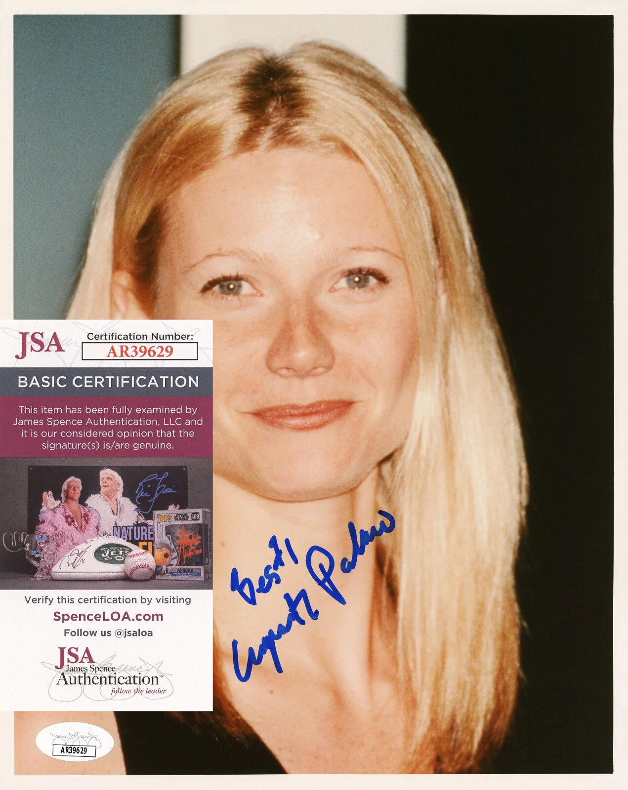 Gwyneth Paltrow — Gwyneth Paltrow Signed JSA COA Autographed 8X10 Sexy Photo Autograph Auto, image 2