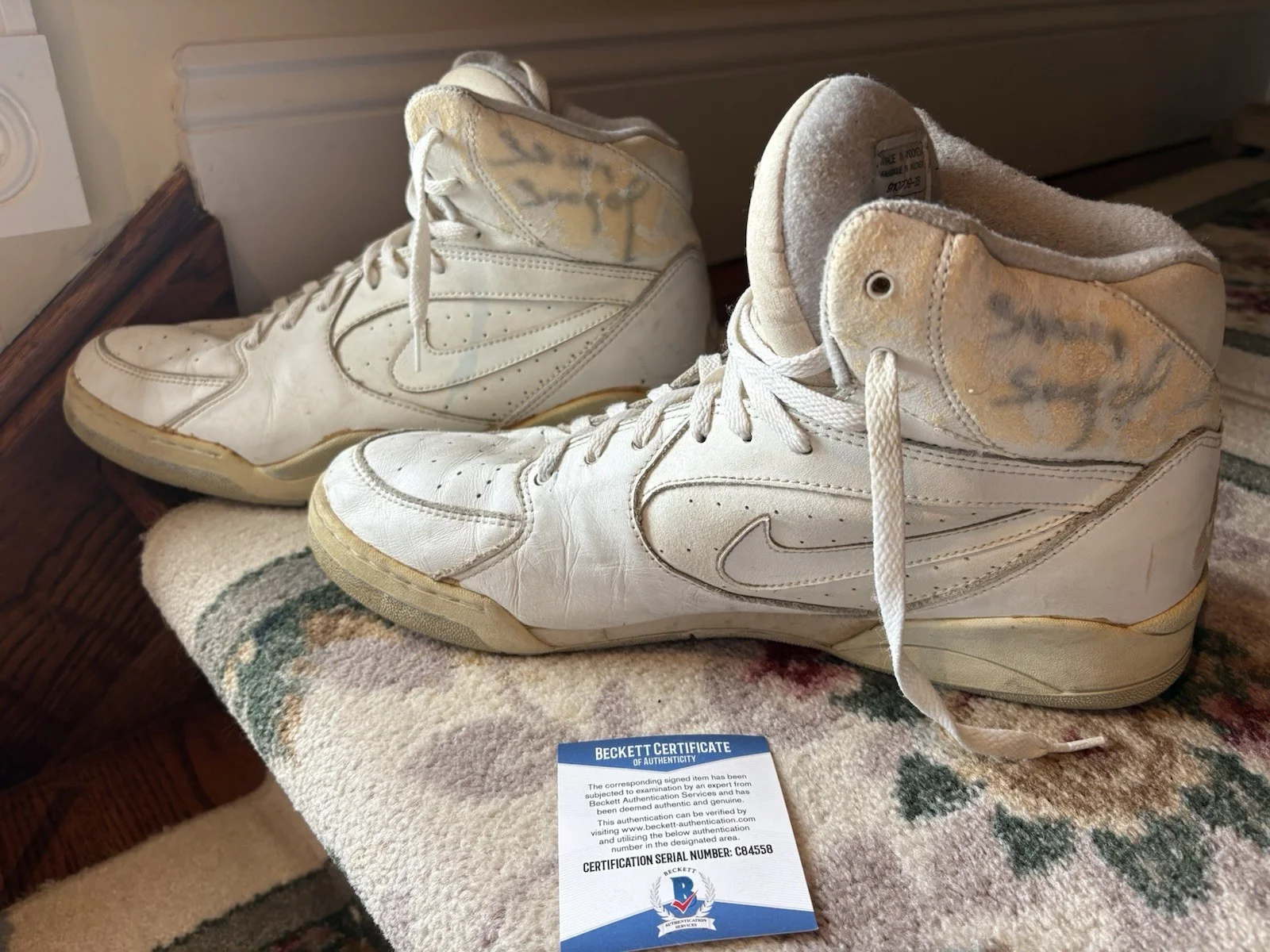 Steven Seagal — Steven Seagal Signed Autograph Airforce One Sneakers Beckett