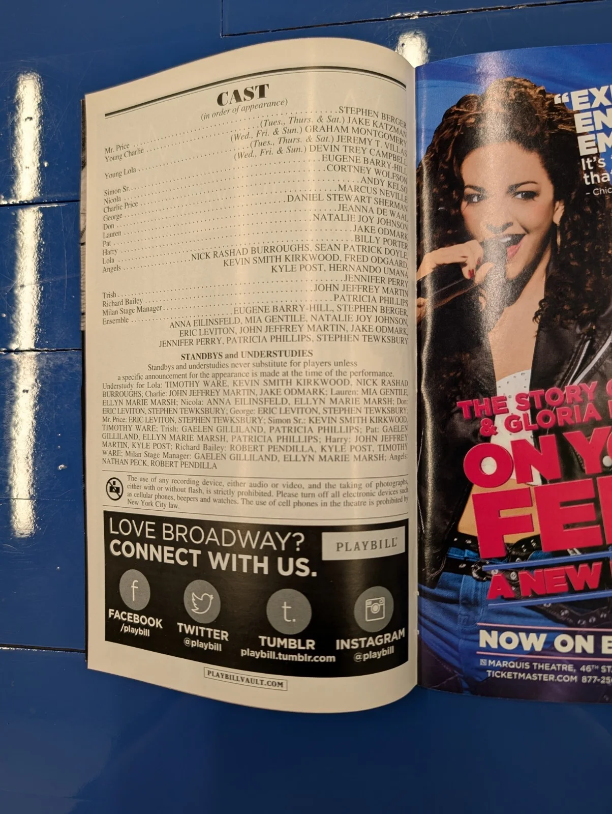 Billy Porter — SIGNED BILLY PORTER (Lola) - Kinky Boots Broadway Playbill - Nov 2015, изображение 4