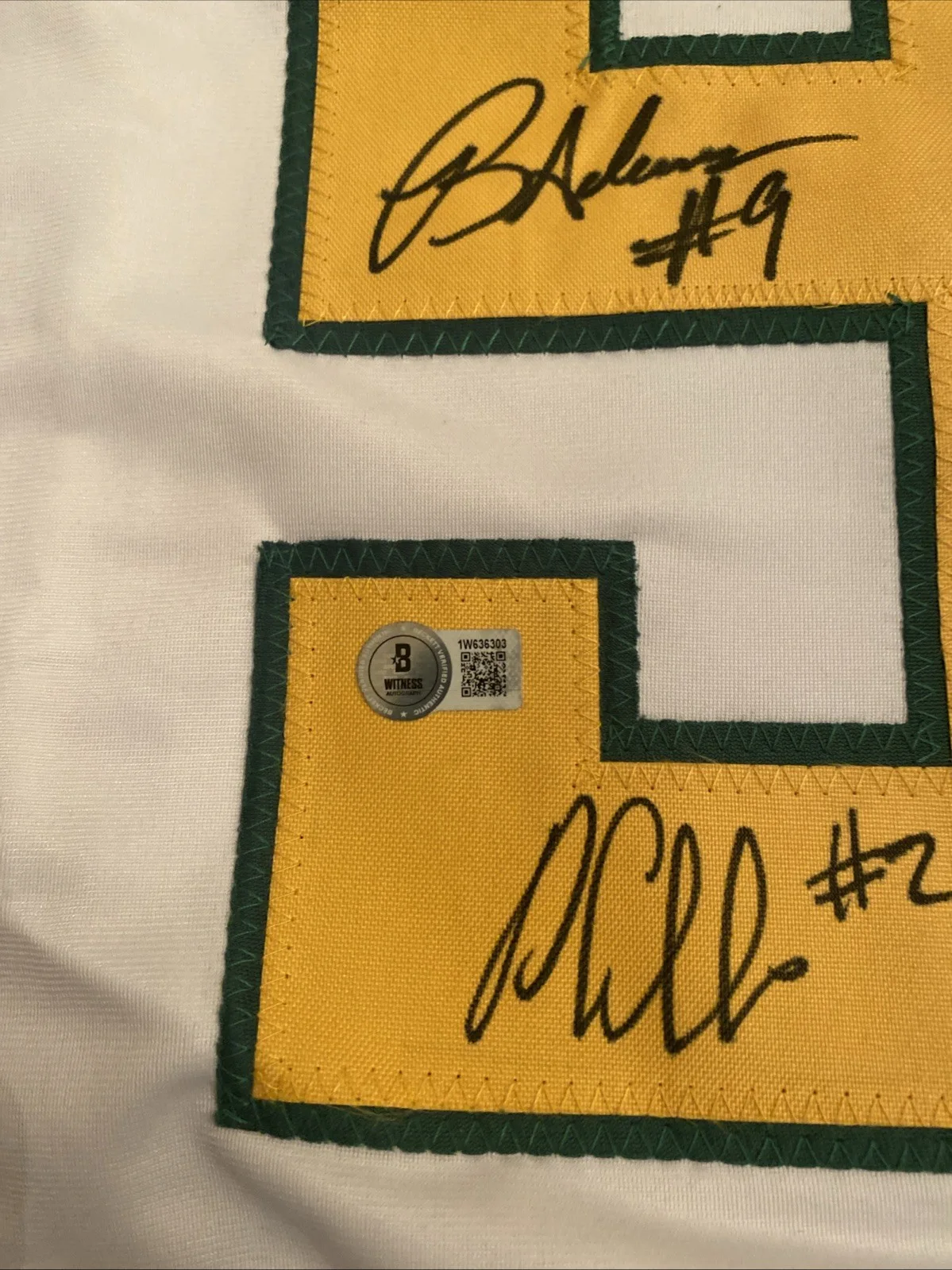 Doherty, Adams, Tamberelli, Schwartz, Henson, Plank — The Mighty Ducks Cast (Signed by 6 Members) Custom Hockey Jersey! Beckett COA, изображение 5
