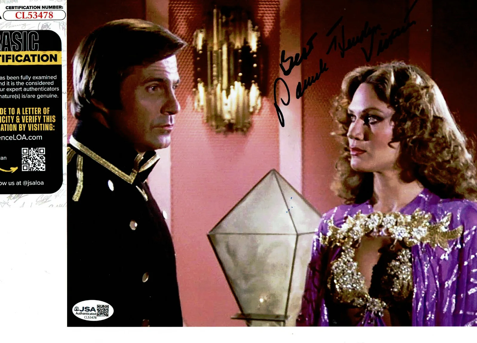 Pamela Hensley — Beautiful Pamela Hensley autographed 8X10 photo Buck Rodgers JSA Certified **
