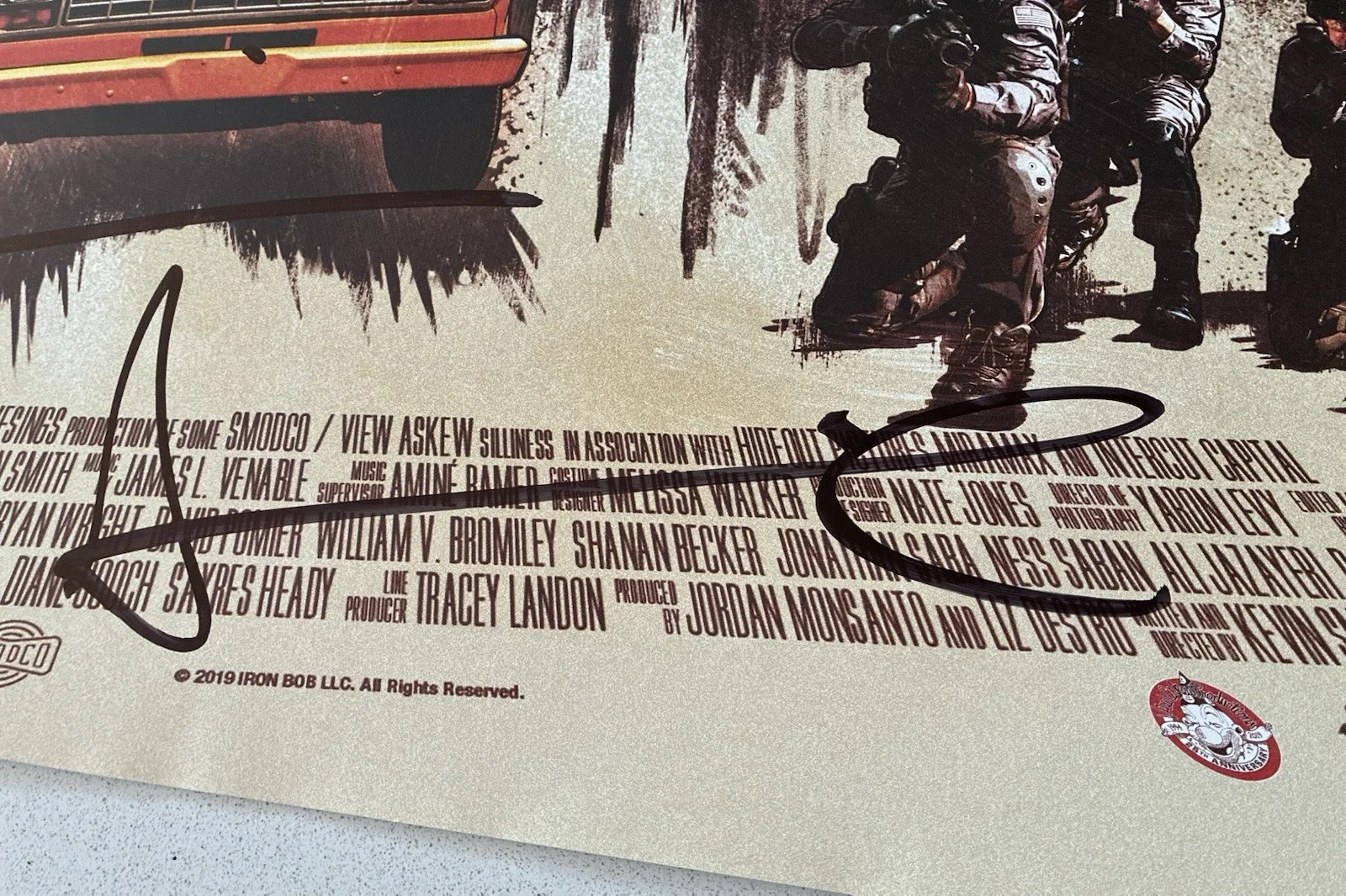 JAY & SILENT BOB REBOOT ORIGINAL ONE SHEET POSTER - SIGNED BY KEVIN SMITH MEWES, image 3