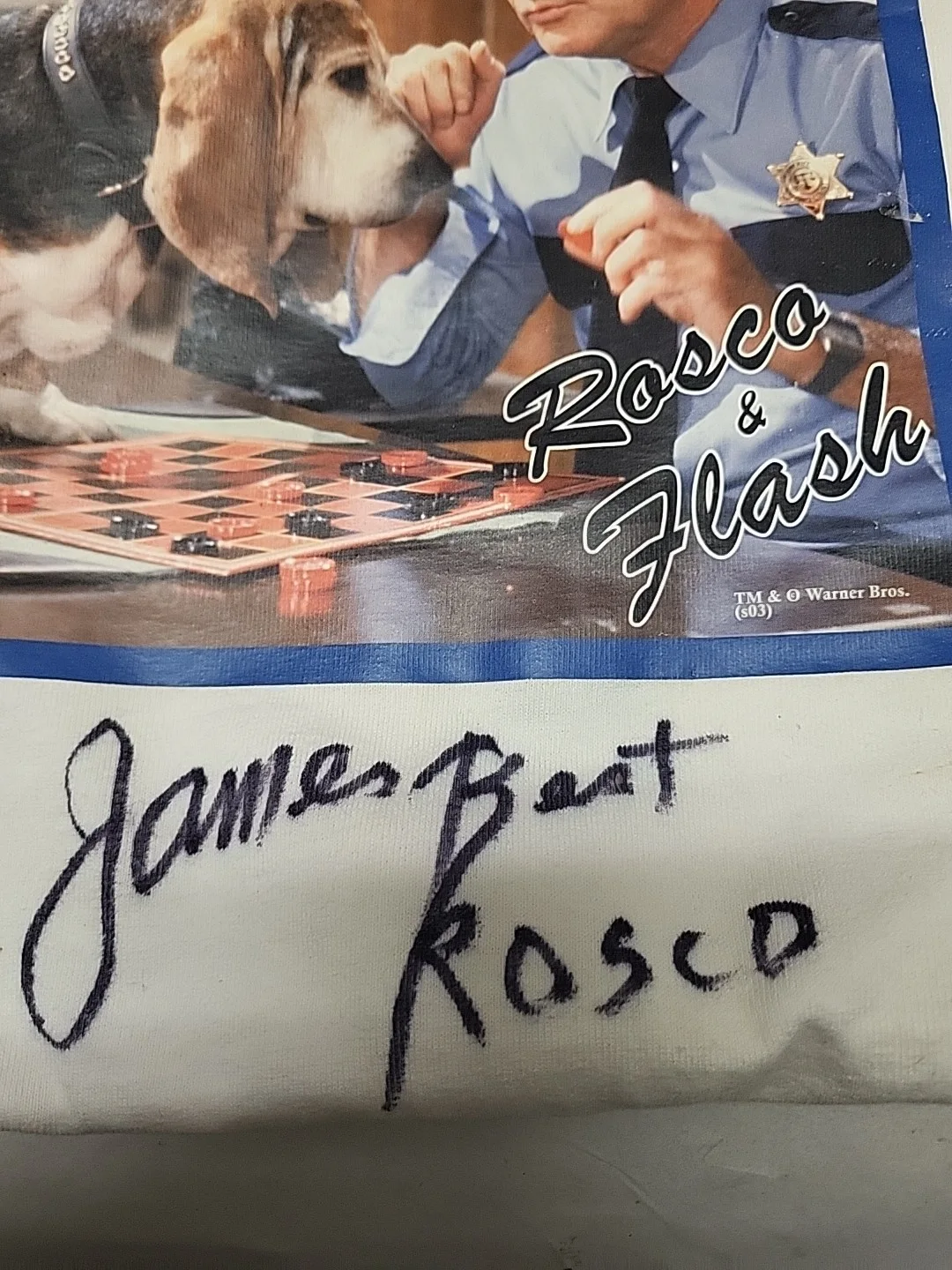 Dukes Of Hazzard Signed James Best Roscoe T Shirt, изображение 3