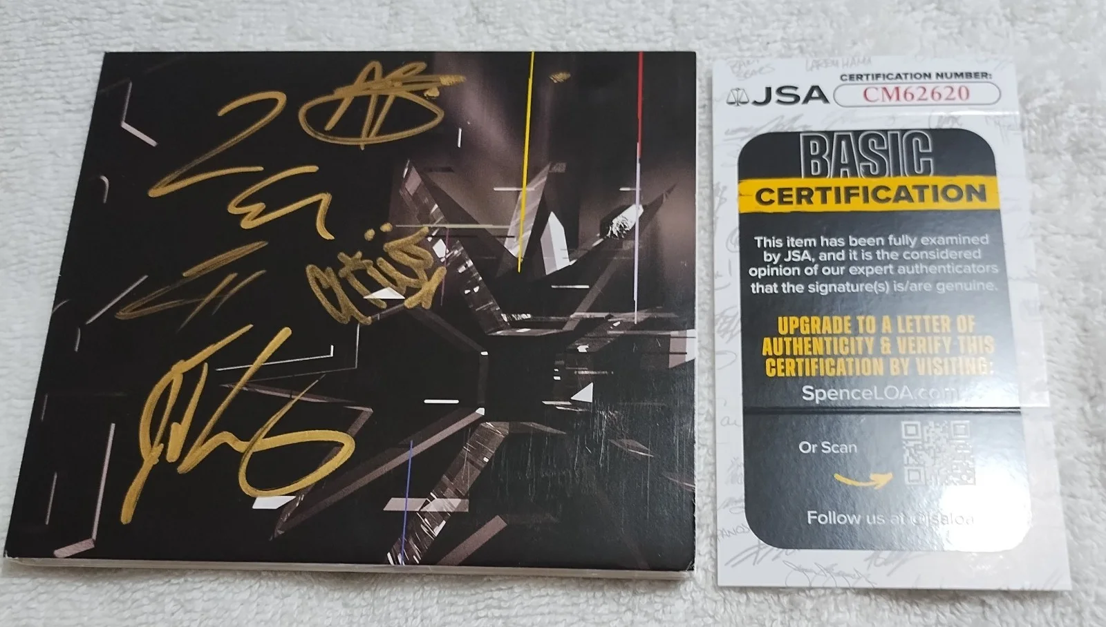 ERRA SIGNED CD NEON DRIFT ARGUMENT IMPULSE Silence Outlives the Earth PROOF JSA, image 2