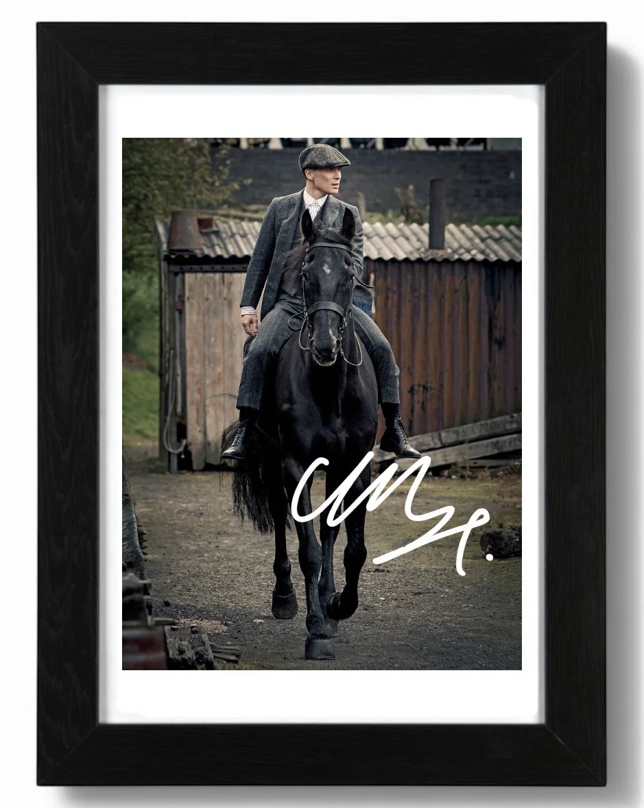 Cillian Murphy Signed Autograph PHOTO Pre Print 6x4/A4/ Framed Peaky Blinders, изображение 2