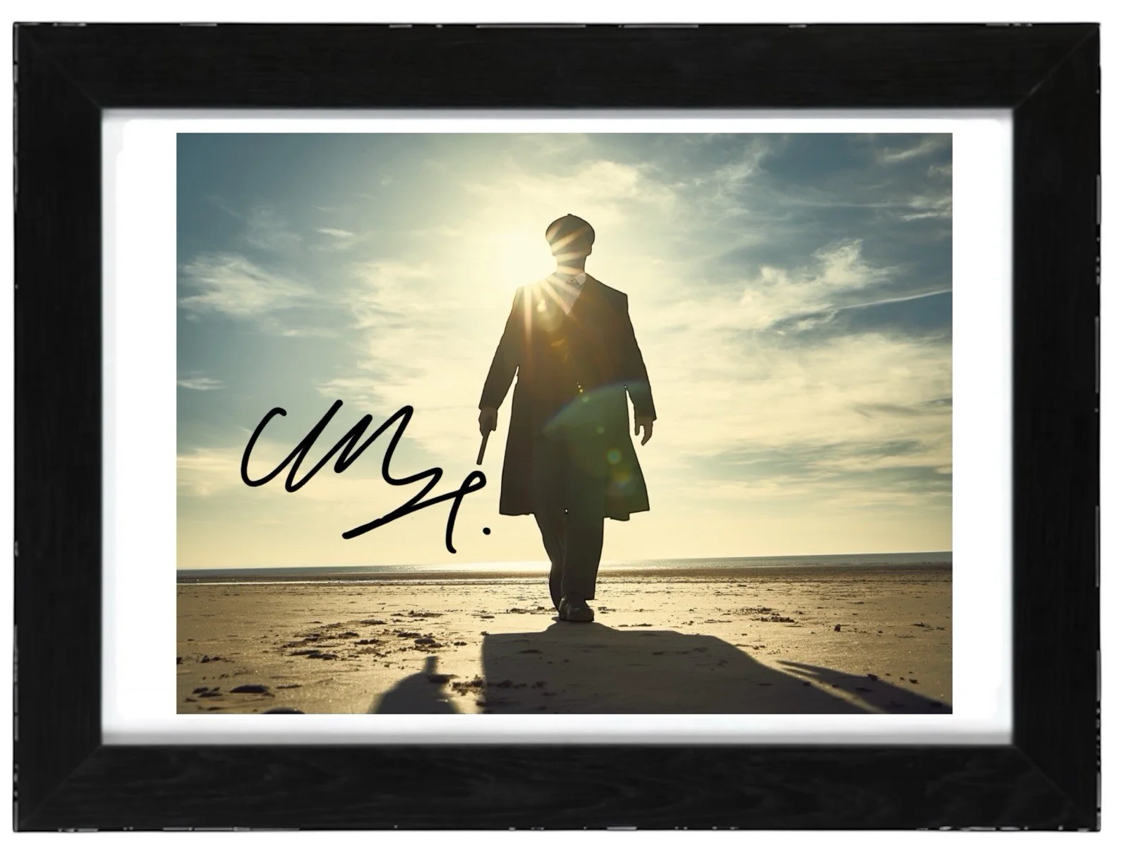 Cillian Murphy Signed Autograph PHOTO Pre Print 6x4/A4/ Framed Peaky Blinders, image 2