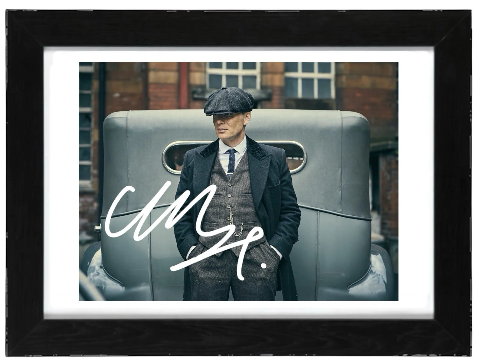 Cillian Murphy Signed Autograph PHOTO Pre Print 6x4/A4/ Framed Peaky Blinders, изображение 2