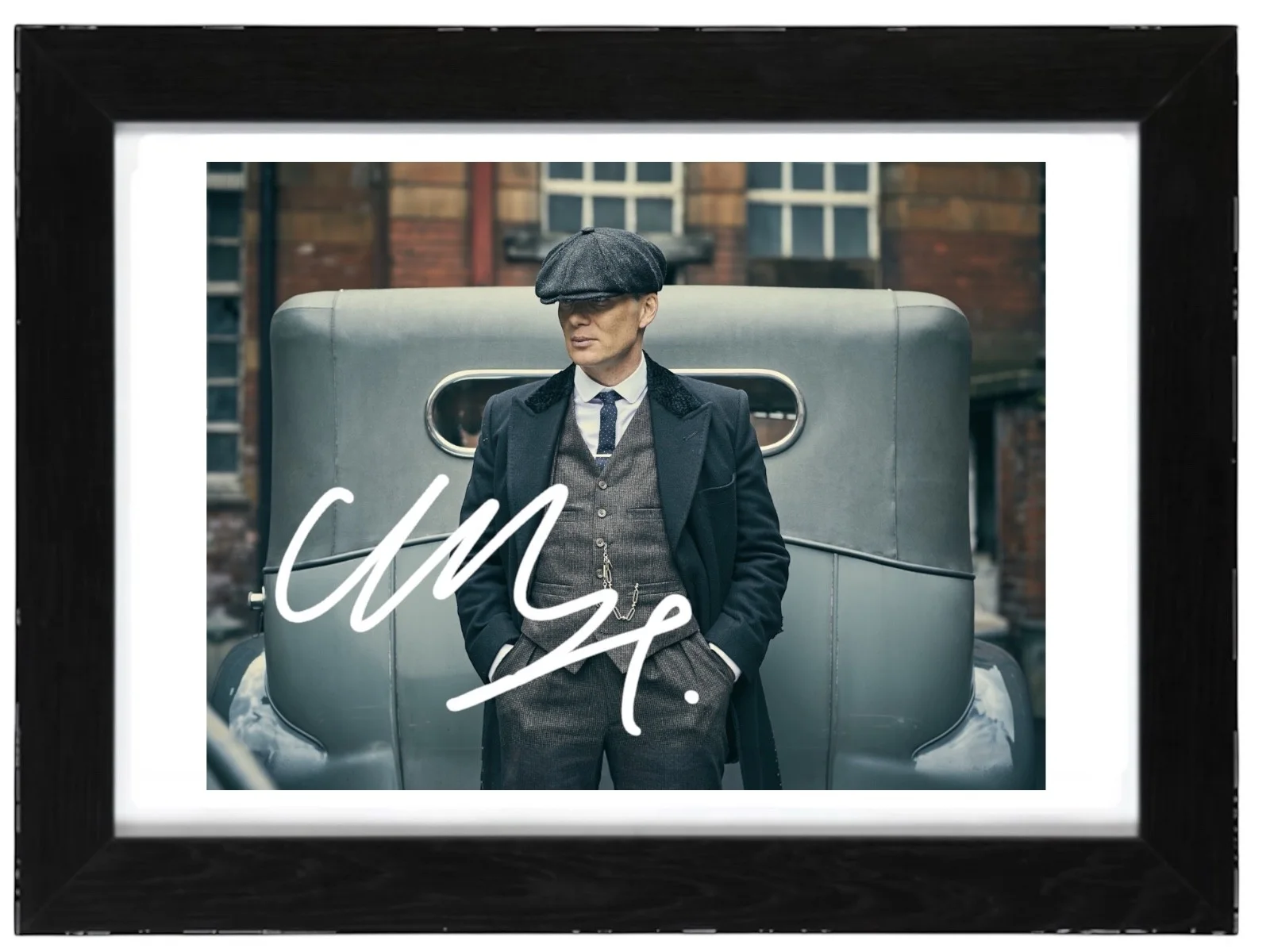 Cillian Murphy Signed Autograph PHOTO Pre Print 6x4/A4/ Framed Peaky Blinders, изображение 3