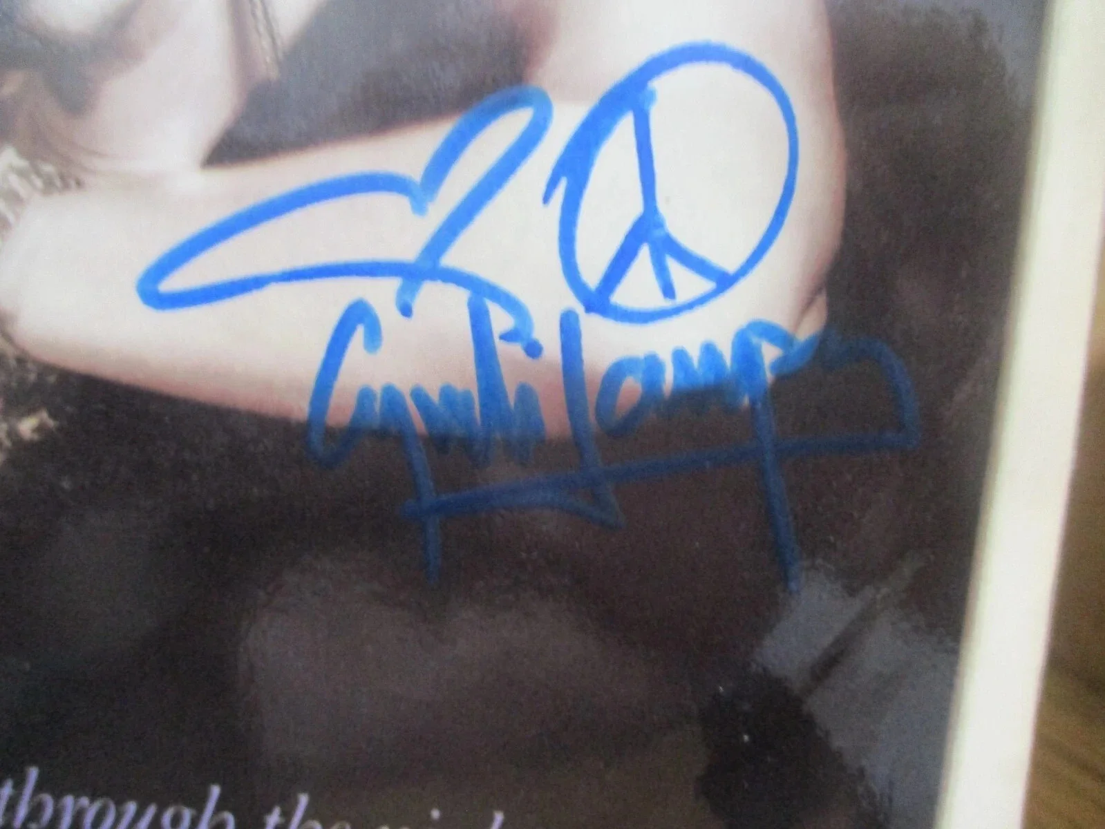 CYNDI LAUPER AUTHENTIC AUTOGRAPHED/SIGNED VINYL 45 RECORD, image 3