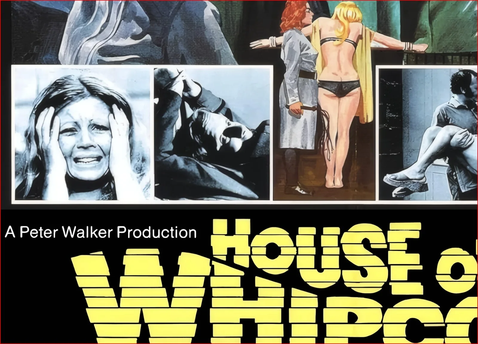 House Of Whipcord 1974 Pete Walker Horror - Restored 27.2" x 41" US One Sheet, изображение 5