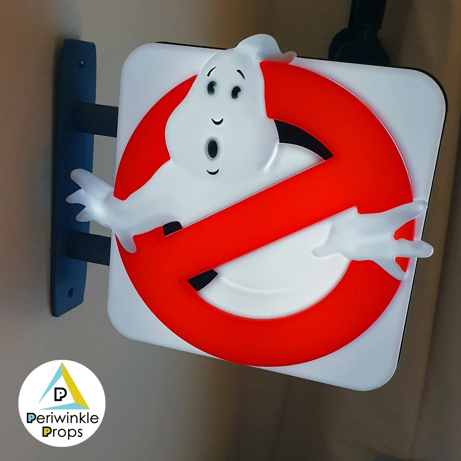 Ghostbusters 3D wall lamp with side mounting wall bracket, image 3