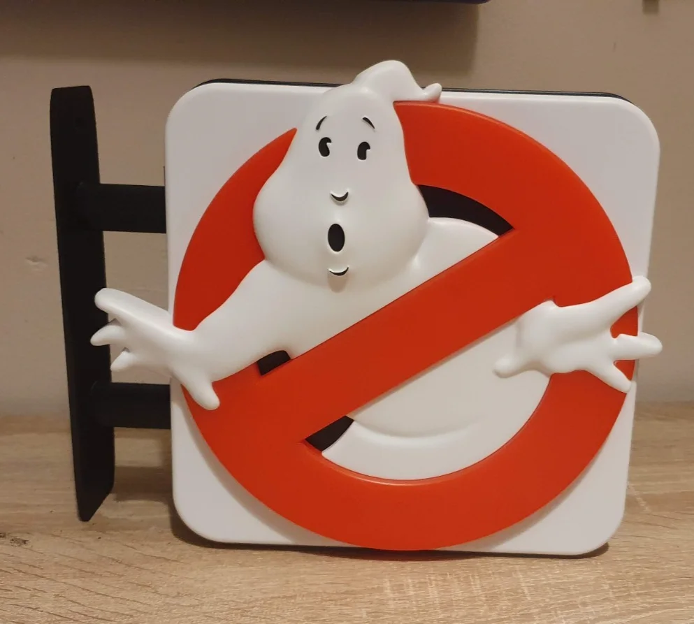 Ghostbusters 3D wall lamp with side mounting wall bracket, image 4