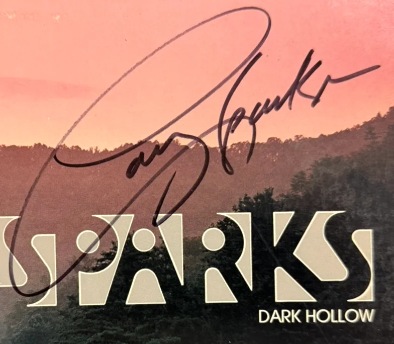 Larry Sparks Signed Dark Hollow LP Vinyl Lonesome Ramblers JSA COA, изображение 3