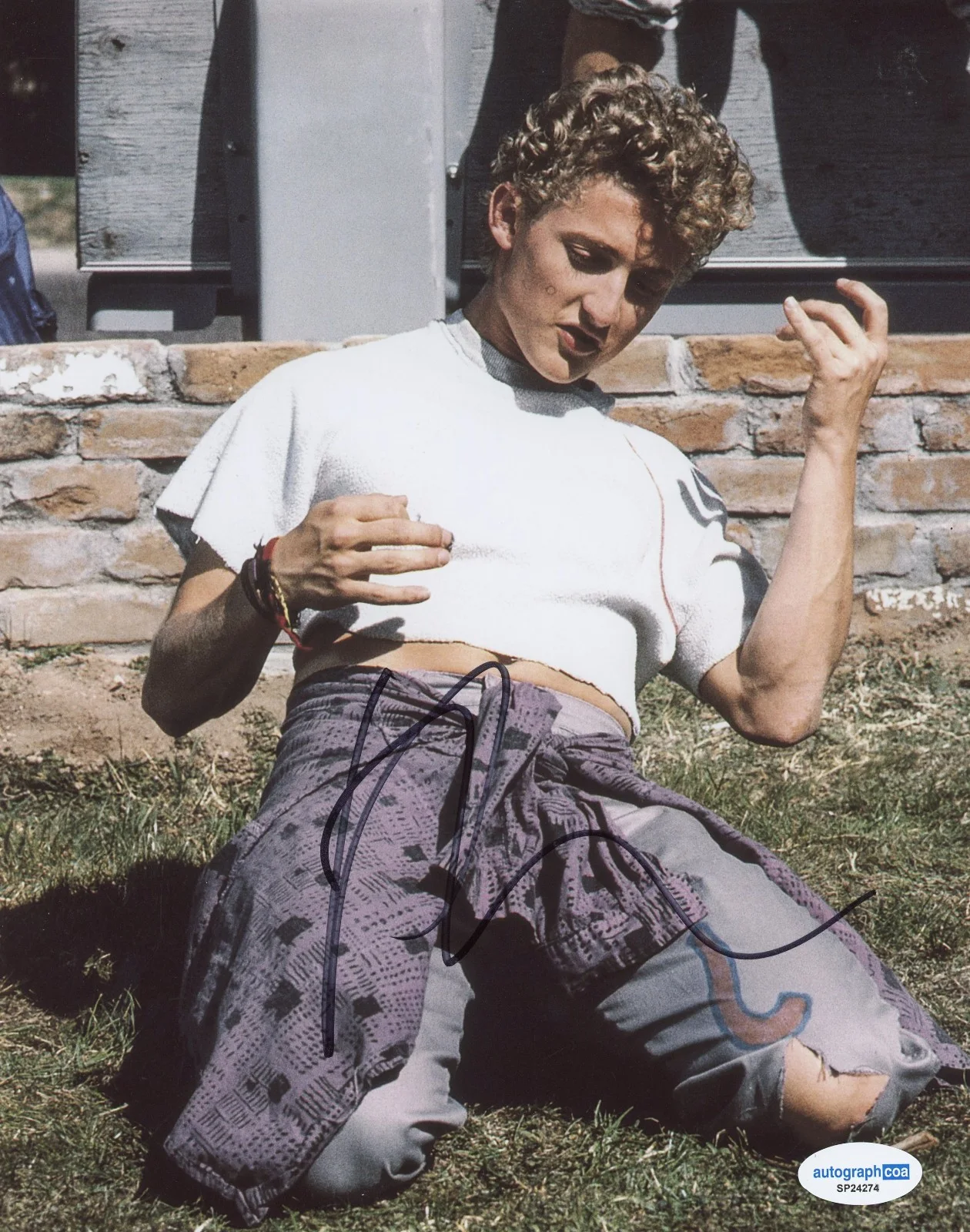 Alex Winter — Alex Winter Signed BILL & TED EXCELLENT ADVENTURE 8x10 Photo EXACT Proof ACOA A, изображение 2