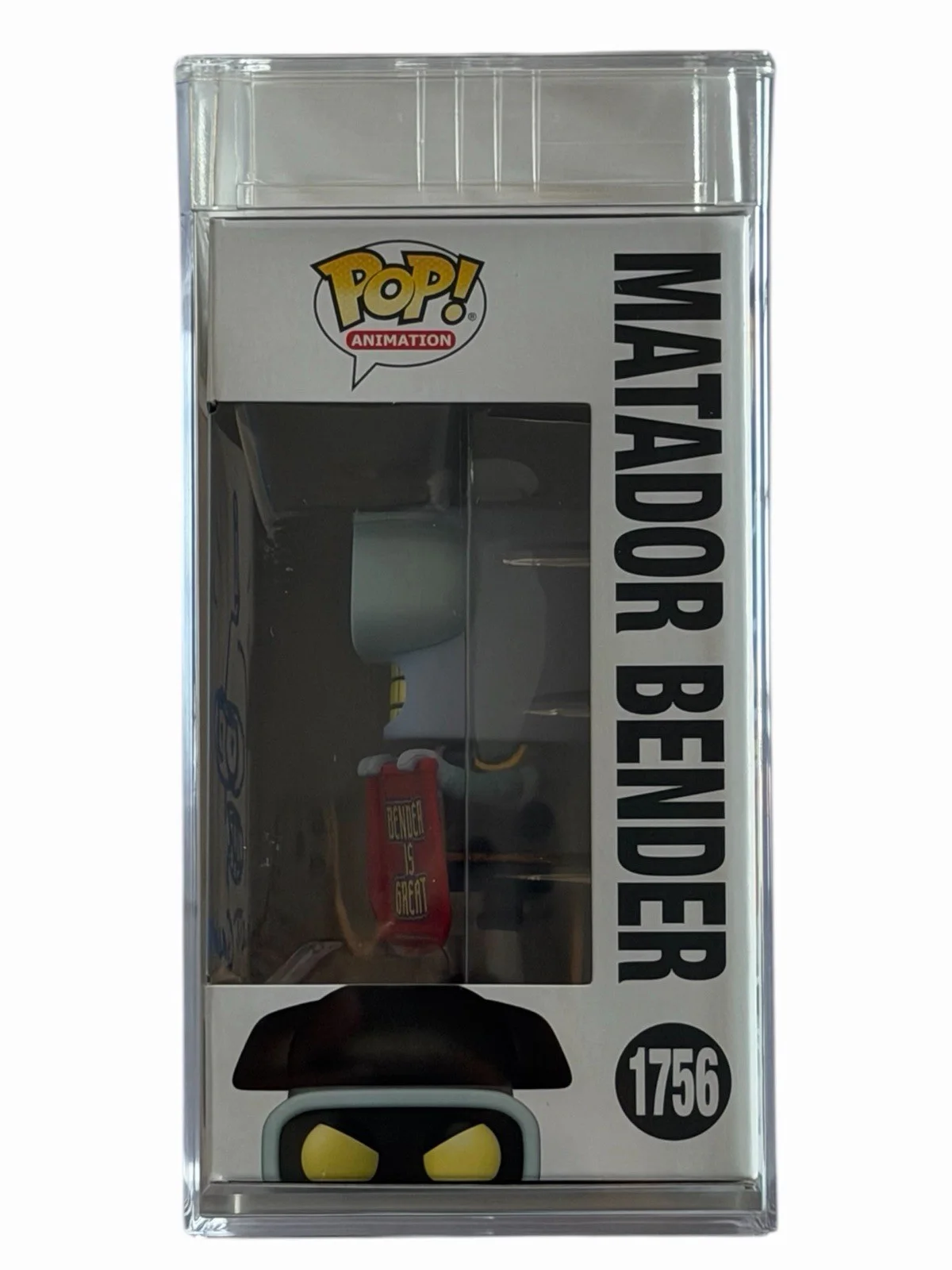 Matt Groening — PSA GEM 10 MATT GROENING SIGNED MATADOR FENDER FUTURAMA FUNKO AUTOGRAPH & SKETCH, изображение 3