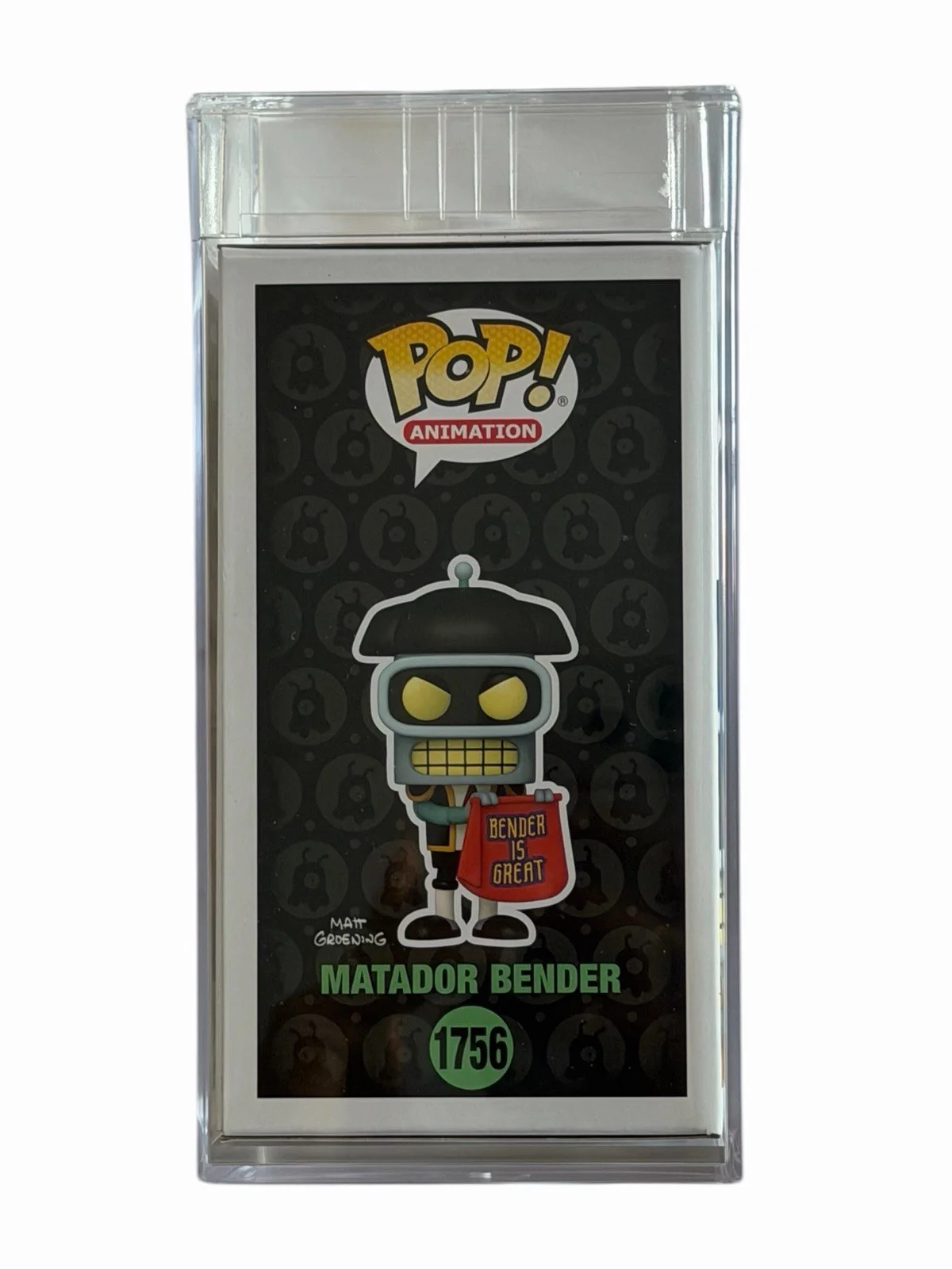 Matt Groening — PSA GEM 10 MATT GROENING SIGNED MATADOR FENDER FUTURAMA FUNKO AUTOGRAPH & SKETCH, изображение 5