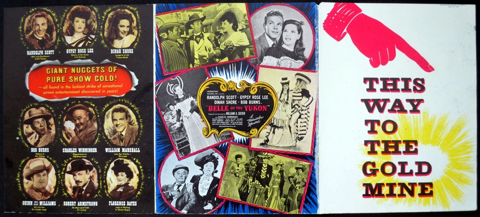 BELLE OF THE YUKON 1944 Randolph Scott Gypsy Rose Lee, Dinah Shore TRADE ADVERT, изображение 2