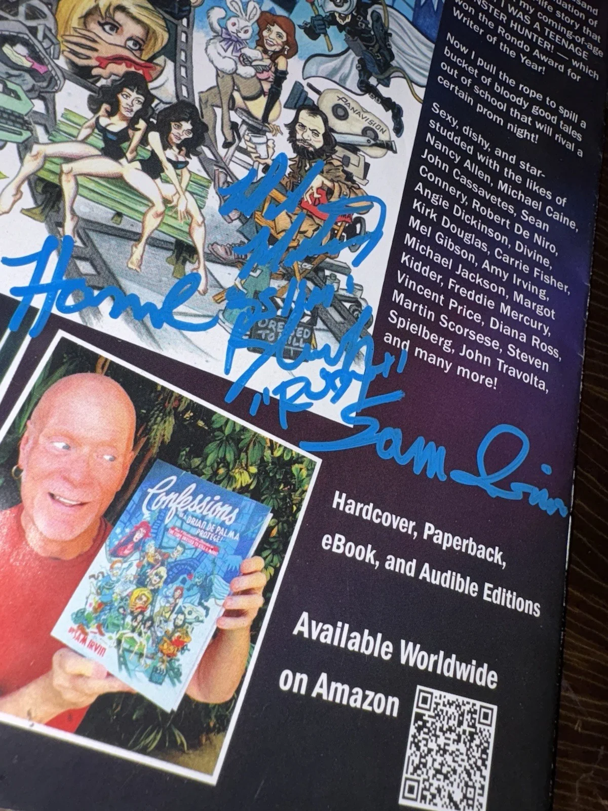 Sam Irvin, Stan Chido, Josh — Signed / Autographed Killer Clowns From Outer Space Harrod Blank and more!, image 5