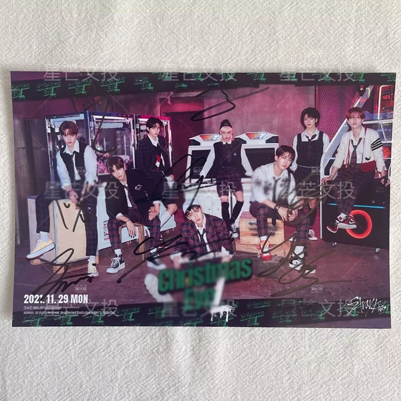 STRAY KIDS Autographed Signed Photo Collection, image 2