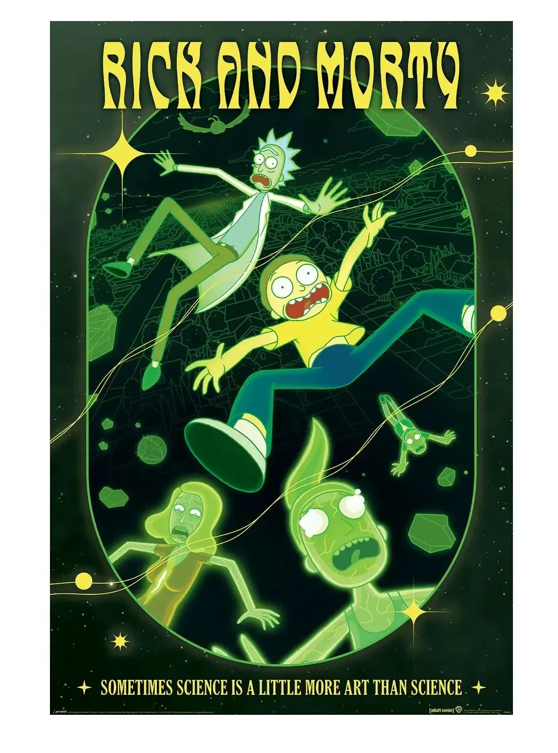 Rick And Morty Poster 61x91.5 cm | 24x36 inch new kids boys girls bedroom Large, изображение 2
