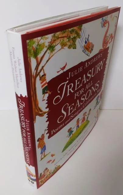 Julie Andrews Hand Signed Book Autograph Treasury for all Seasons, image 4