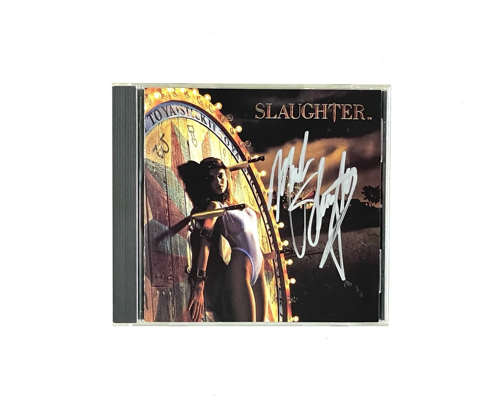 Slaughter Autographed Signed “Stick It To Ya” CD Mark Slaughter JSA Certified 🔥, image 2