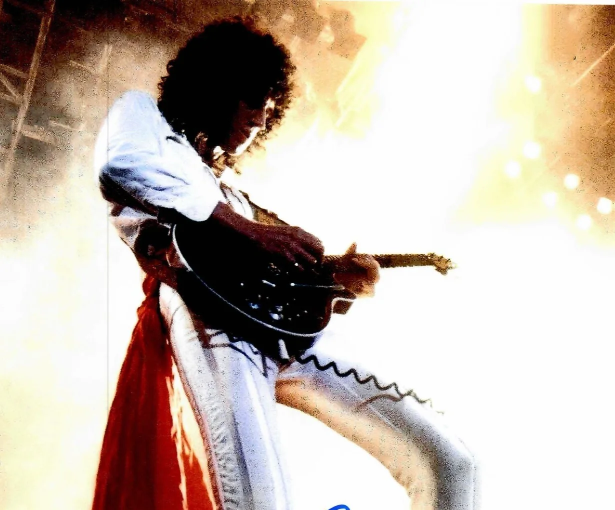 Brian May Queen Guitarist Musician Signed Autographed 8 x 10 Photo TTM COA, изображение 3