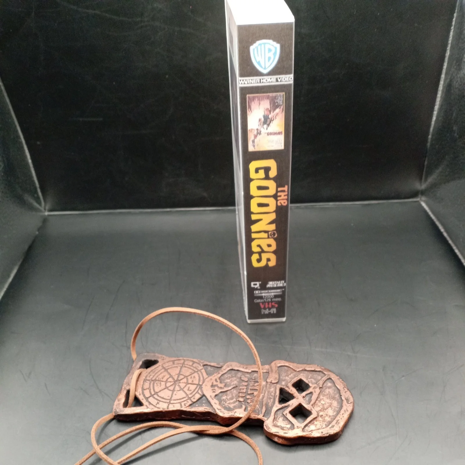 Goonies Inspired Copper Bones Key treasure replica prop in vhs box FREE POSTAGE, image 5