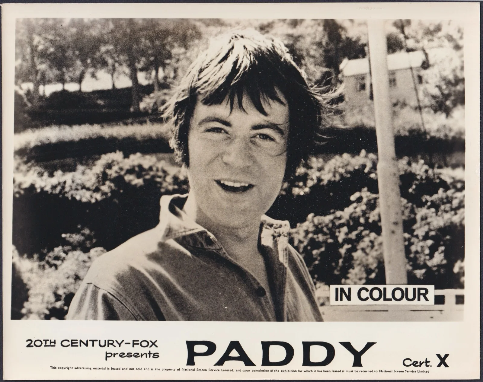 Paddy 7x ORIGINAL UK FOH Lobby Cards Milo O'Shea Daniel Haller 1970, image 2