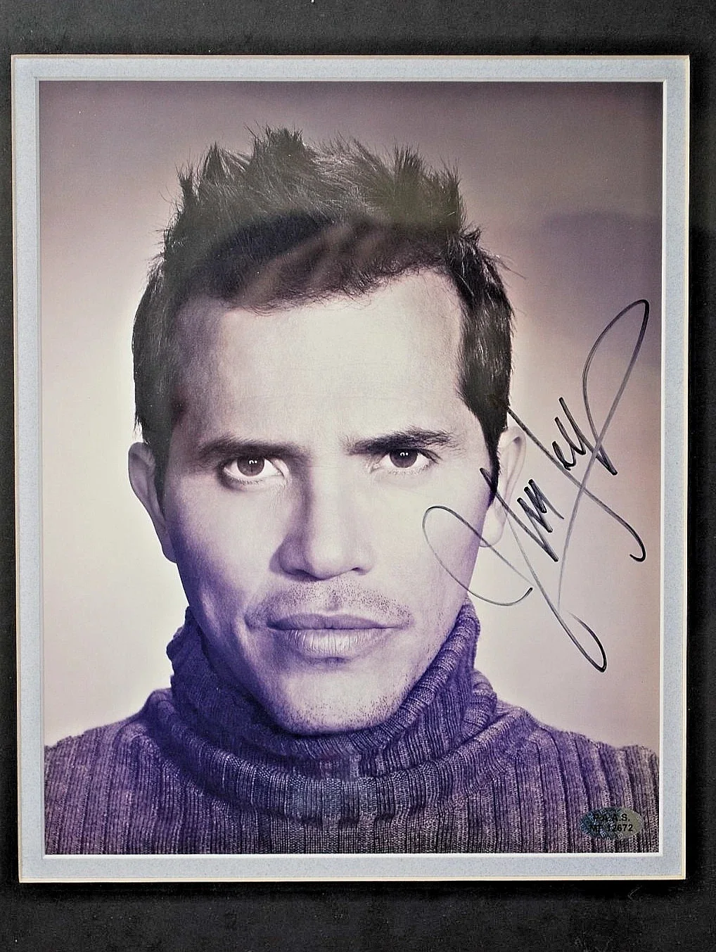 JOHN LEGUIZAMO — John Leguizamo Carltio's Way Framed Plaque Signed Picture - COA PAAS #12672, image 4