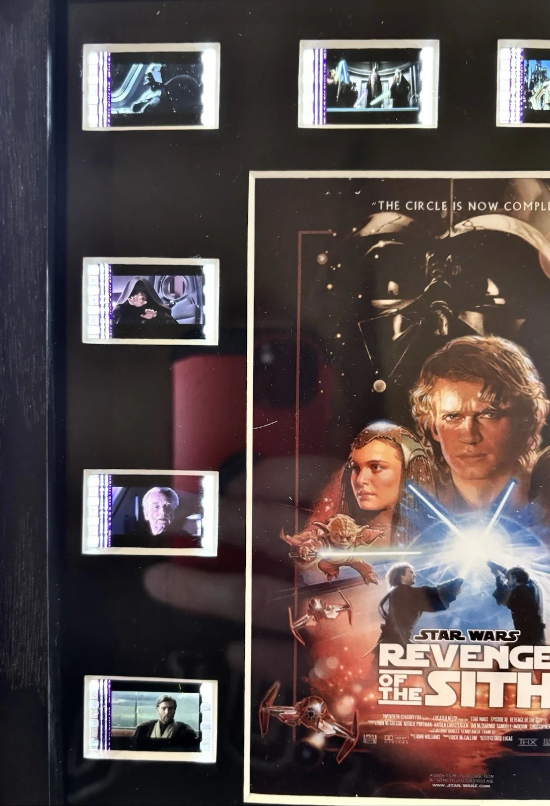 Genuine Star Wars Revenge of the Sith Film Cell 10 Cell Framed Picture With CoA, изображение 5