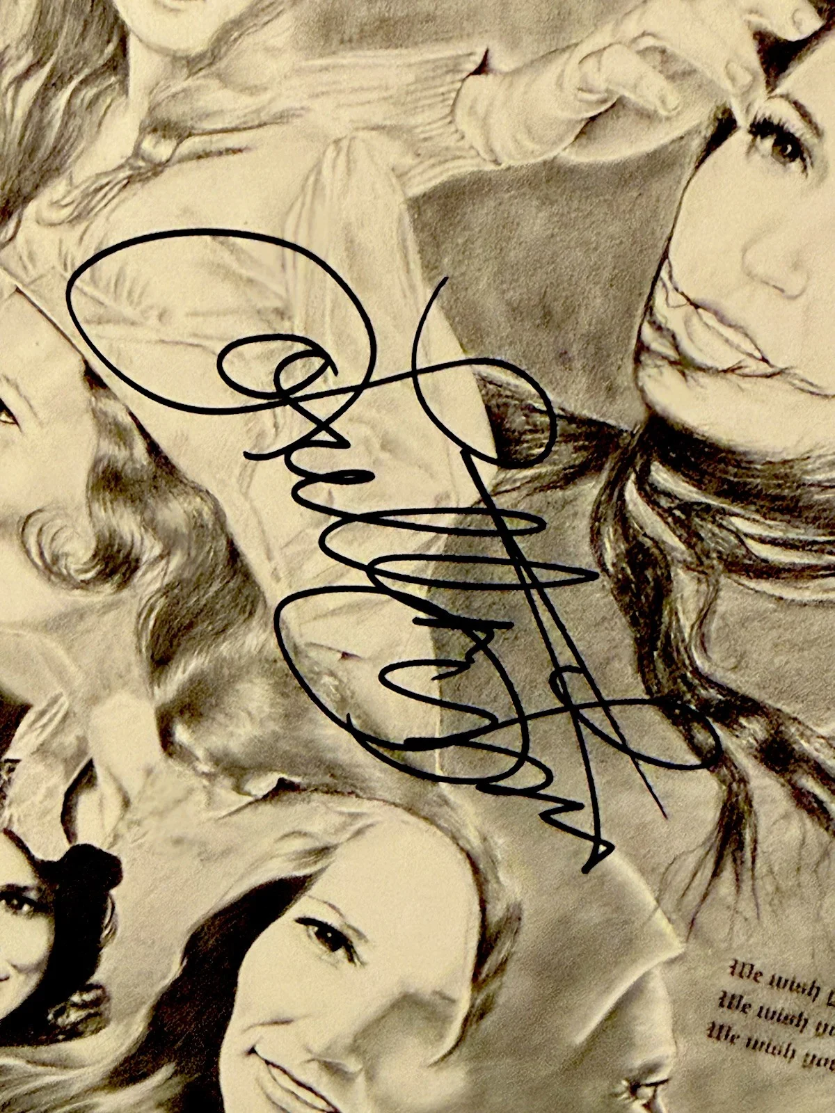 Autographed Loretta Lynn Christmas Card Signed by Loretta Lynn., image 2