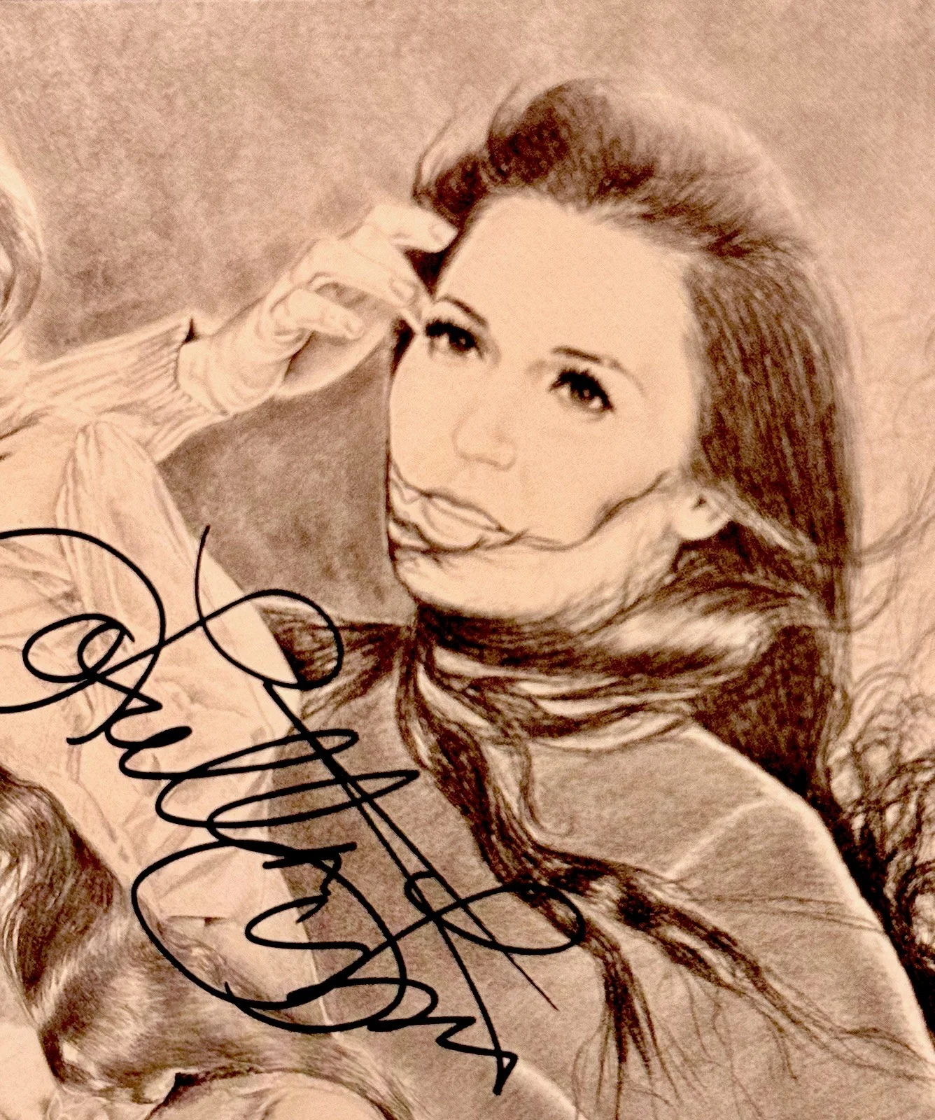 Autographed Loretta Lynn Christmas Card Signed by Loretta Lynn., image 4