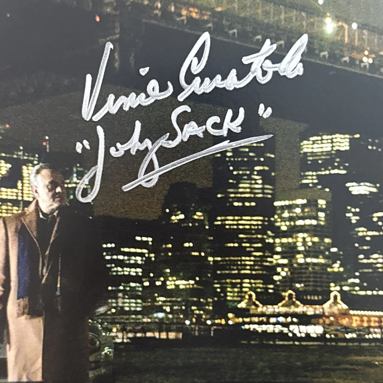 Vince Curatulo — Vince Curatolo( Johnny Sack )Signed Sopranos 8x10 With Tony Soprano & Char Name, изображение 4