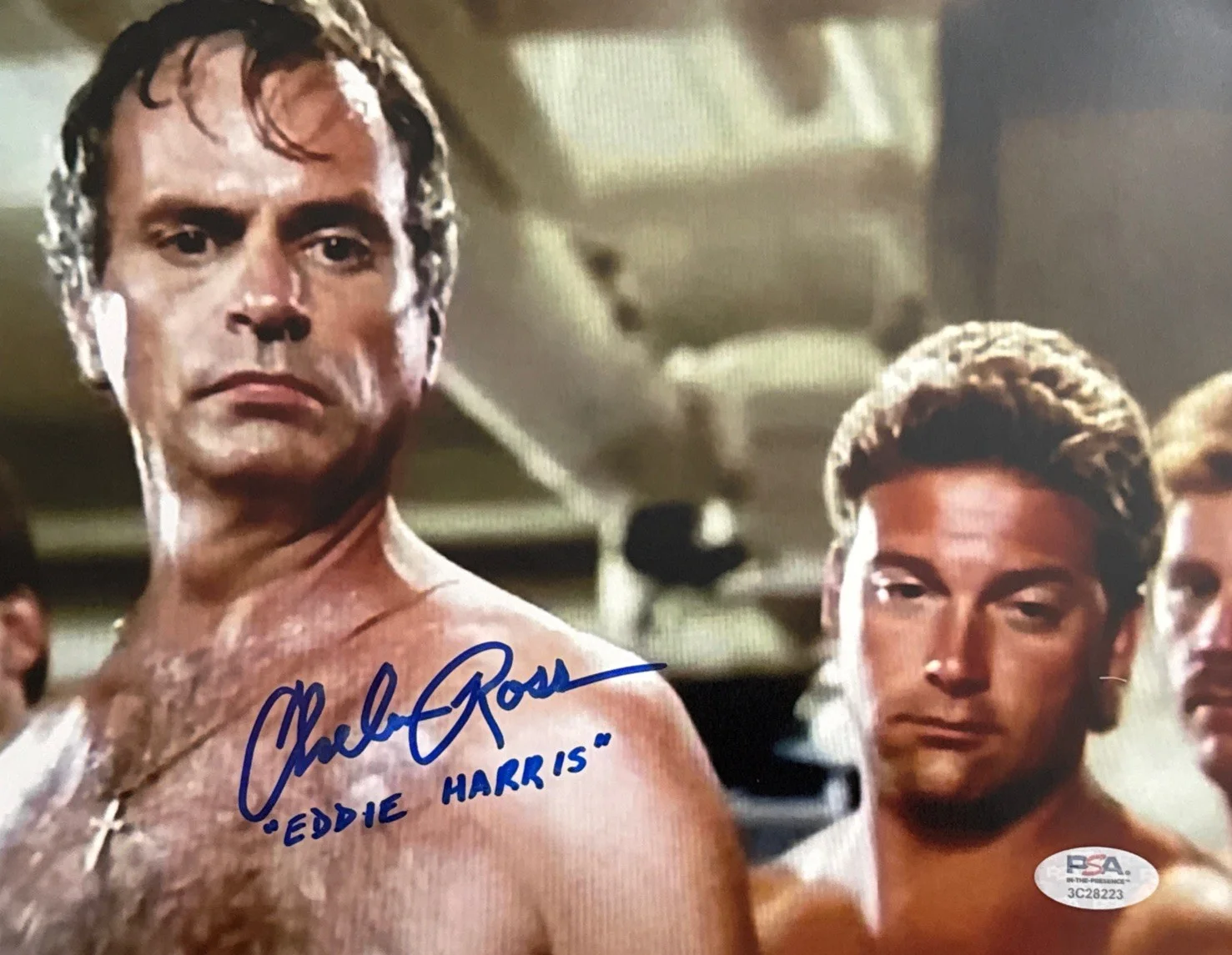 Chelcie Ross — Chelcie Ross Major League Signed 8X 10 Photo Insc Character Name Eddie Harris