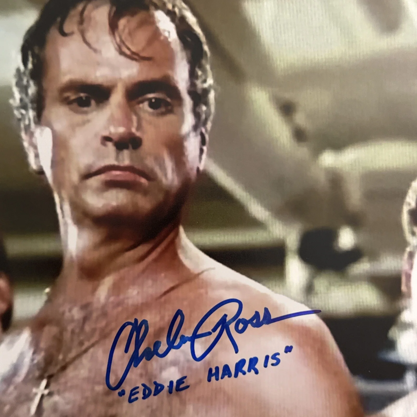 Chelcie Ross — Chelcie Ross Major League Signed 8X 10 Photo Insc Character Name Eddie Harris, изображение 2