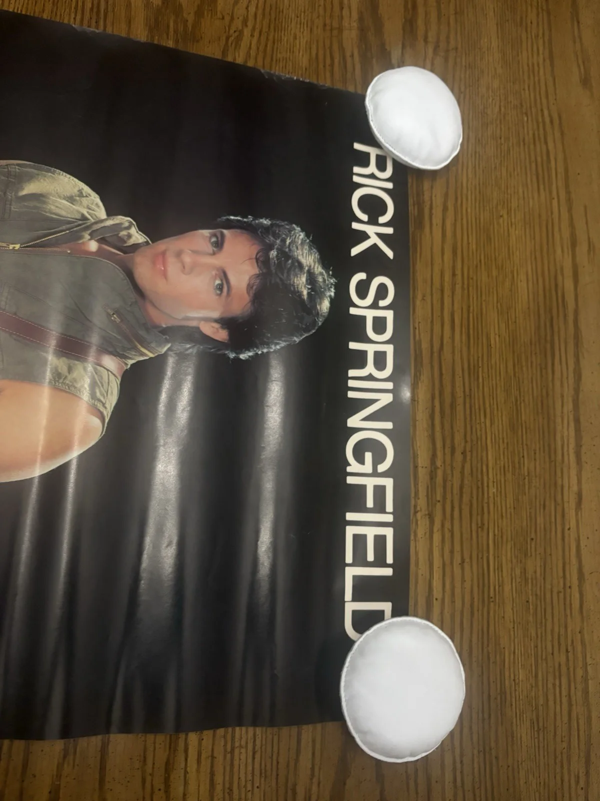 Vintage Poster 1982 Rick Springfield Bi-Rite 28x20 Rolled EMCC Ron’s Band, изображение 2