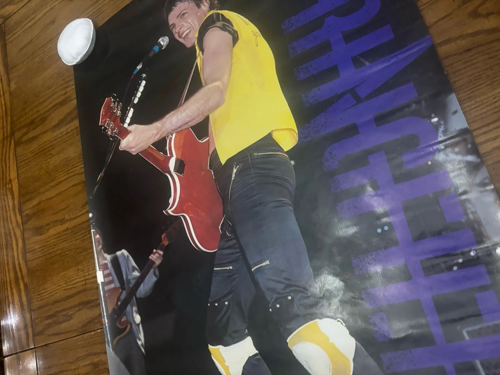 Vintage Poster 1982 Rick Springfield In Concert 35x23 Rolled EMCC Ron’s Band, image 3