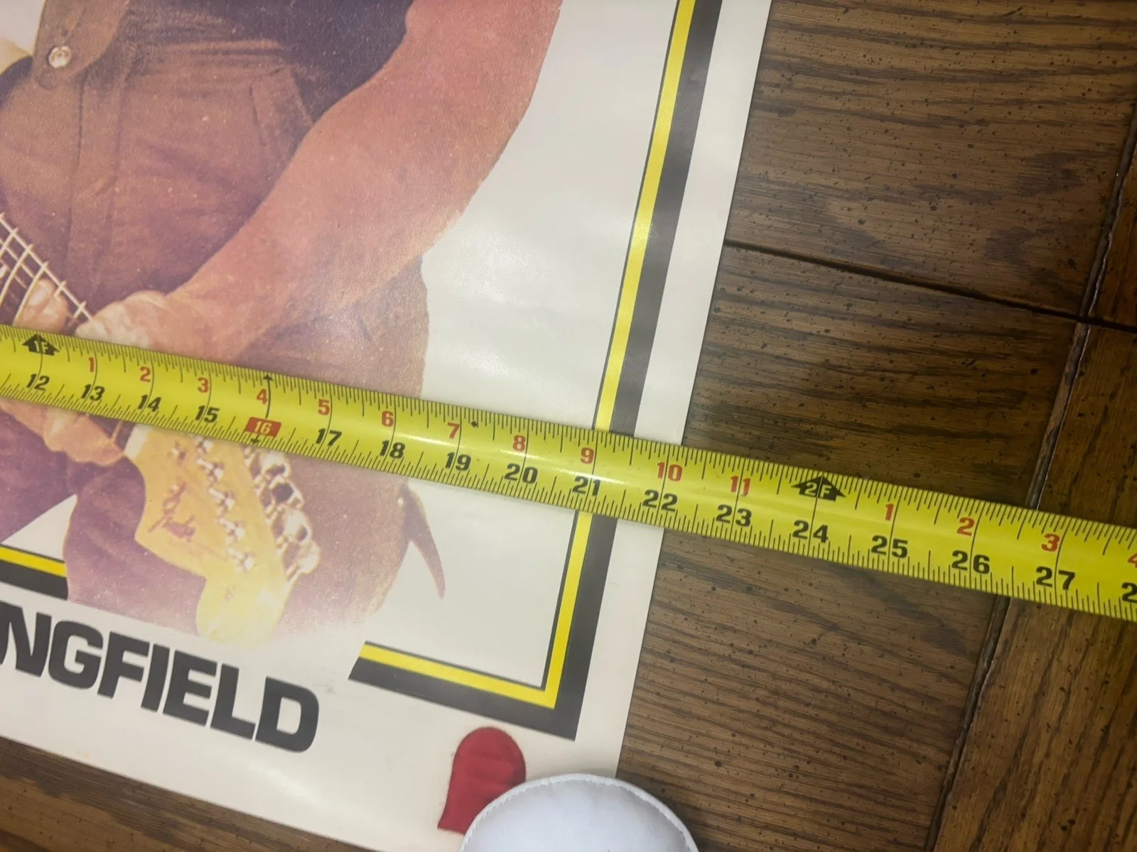 Vintage Poster 1980s Rick Springfield 34x22 Rolled, image 3