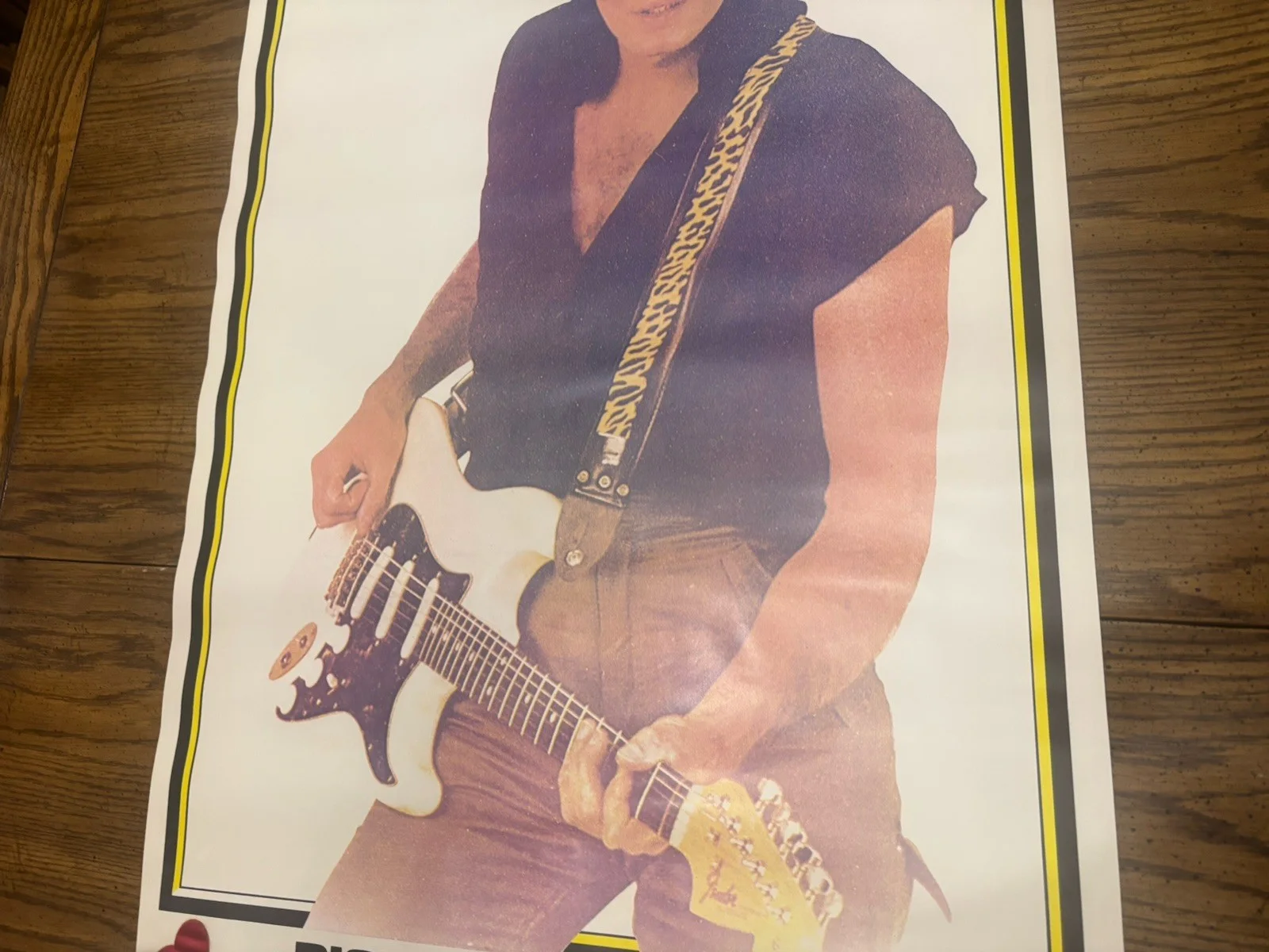 Vintage Poster 1980s Rick Springfield 34x22 Rolled, image 5