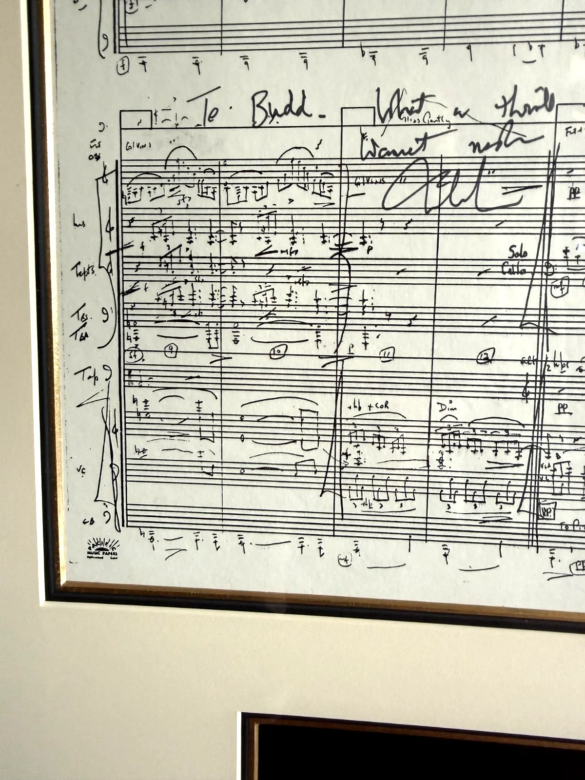 John Williams, Yo Yo Ma — JOHN WILLIAMS & Y0 YO MA Autographed Printed Score - Seven Years in Tibet, изображение 4
