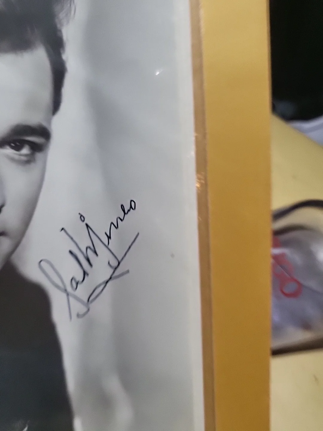 Sal Mineo Extremely Rare Very Early Autographed 8/10 Photo 50s, image 2