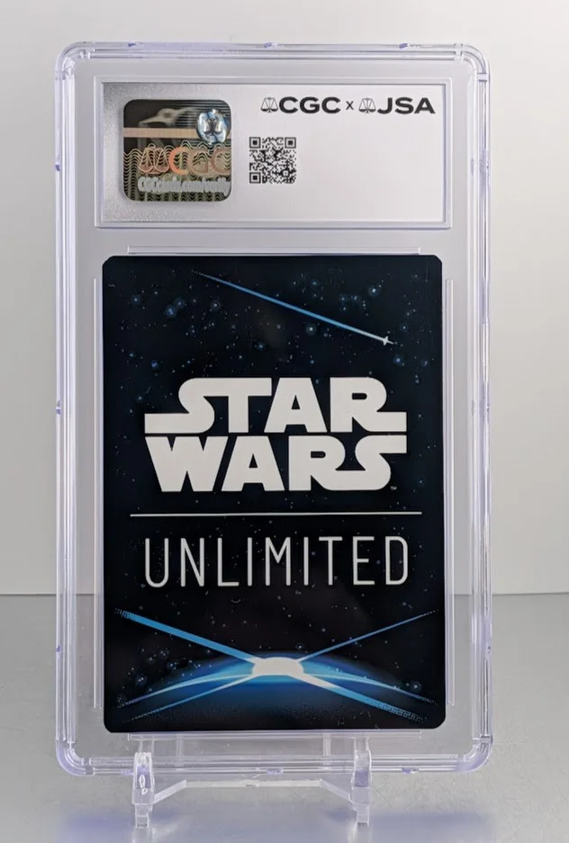 Ian McDiarmid — Ian McDiarmid Signed Darth Sidious Star Wars Unlimited Foil Card Graded CGC JSA, image 2